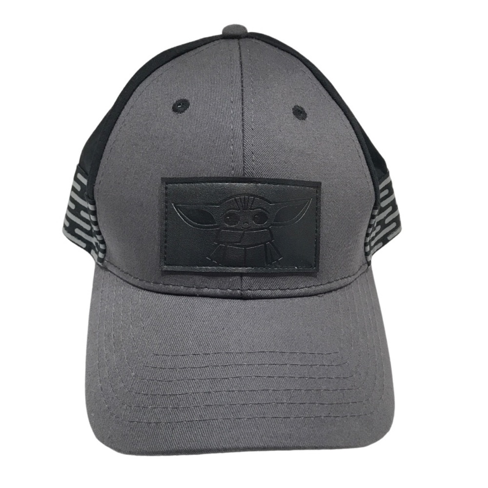 Star Wars Mandalorian Grey Black Grogu Baseball Trucker Style Adjustable Hat